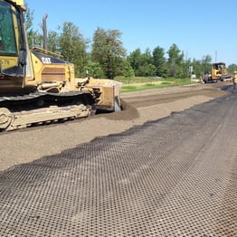 Transportation Construction with Tensar TriAx Geogrid